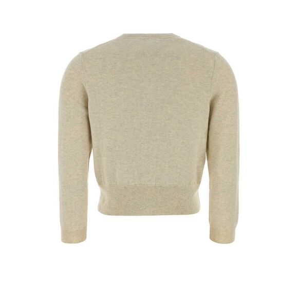 Isabel Marant Etoile Women Melange Light Grey Cotton Blend Lona Cardigan